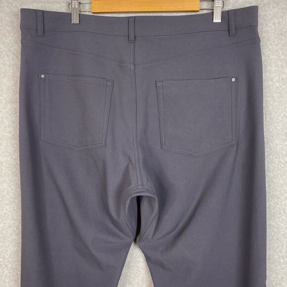 Western Rise Pants Mens 38x32/34 (Fits 40x31.5) Grey Diversion Pant Classic Fit - Picture 5 of 8
